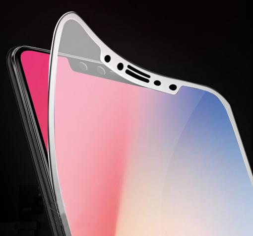 Удароустойчив протектор Full Cover / Nano Flexible Screen Protector с лепило по цялата повърхност за дисплей на Huawei Y6 2018 / Honor 7A - черен — снимка 3
