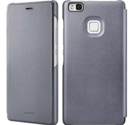 Оригинален калъф Flip Cover за Huawei P9 Lite -тъмно сив — снимка 3