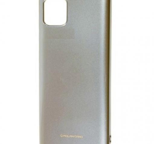 Силиконов калъф / гръб / TPU MOLAN CANO Jelly Case за Samsung Galaxy Note 10 Lite / A81 - златист / гланц / брокат