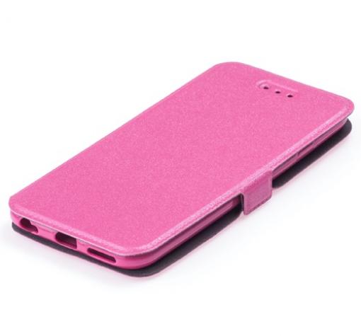Кожен калъф Flip тефтер Flexi със стойка за Xiaomi Redmi Note 7 - цикламен