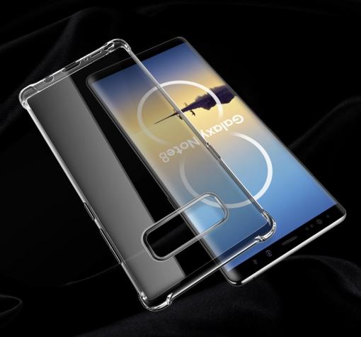 Луксозен силиконов калъф / гръб / TPU ROCK Fence S Series за Samsung Galaxy Note 8 N950 - прозрачен