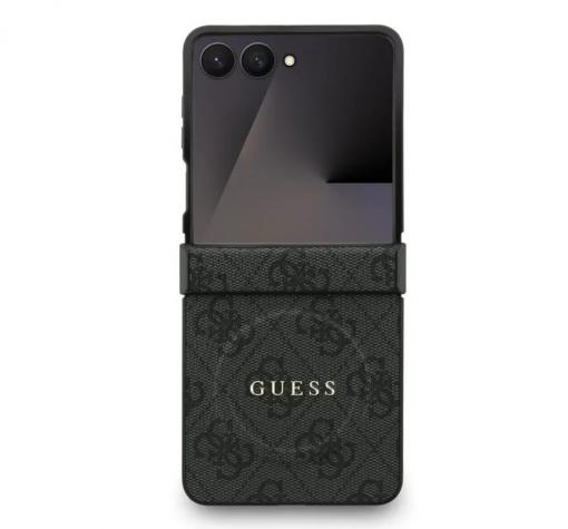 Оригинален калъф / гръб / GUESS 4G Ring Classic Logo с безжично зареждане MagSafe кейс за Samsung Galaxy Z Flip 7 - черен — снимка 2