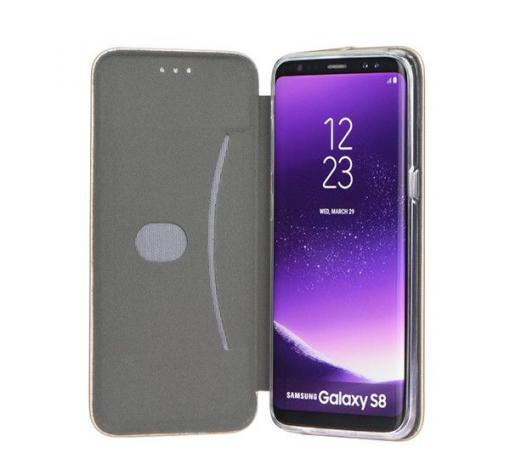 Луксозен кожен калъф Flip тефтер със стойка OPEN за Huawei P Smart Pro - тъмно зелен — снимка 2