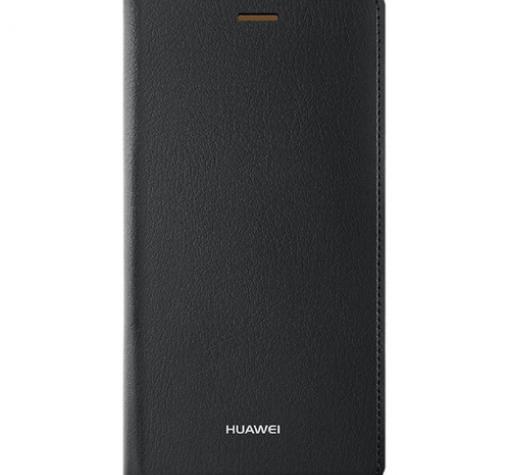 Оригинален кожен калъф Flip Cover за Huawei Ascend P8 - черен — снимка 2