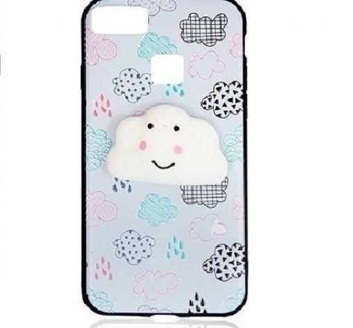Луксозен силиконов калъф / гръб / TPU 4D за Huawei P10 Lite - облак / Cloud