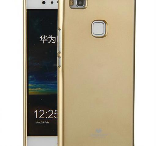 Луксозен силиконов калъф / гръб / TPU Mercury GOOSPERY Jelly Case за Huawei P10 Lite - златист
