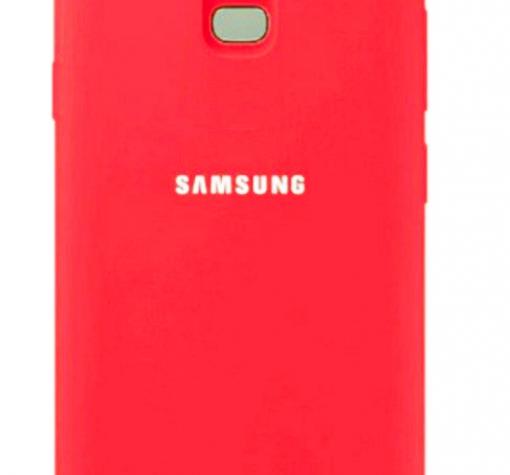 Оригинален гръб Silicone Cover за Samsung Galaxy A8 2018 A530F - корал