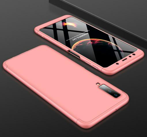 Твърд гръб Magic Skin 360° FULL за Samsung Galaxy A70 - Rose Gold