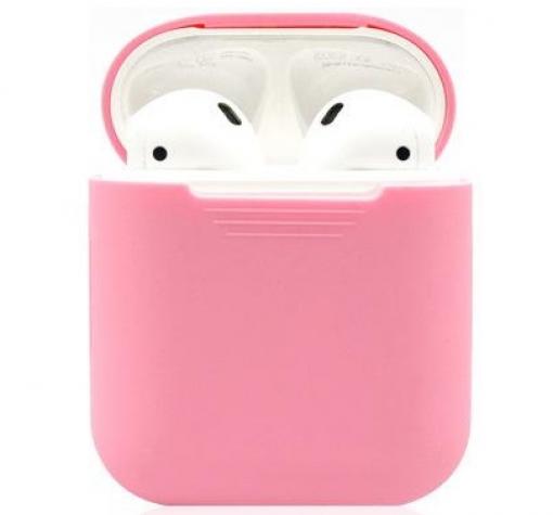 Силиконов калъф за Earbuds iOS & Android - светло розов — снимка 2