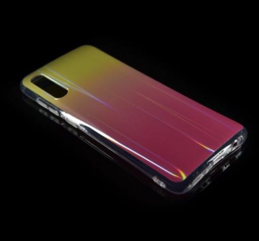 Силиконов калъф / гръб / TPU Rainbow за Huawei P30 Pro - преливащ / розово и лилаво