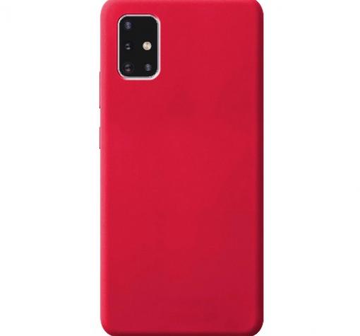 Луксозен силиконов калъф / гръб / Nano TPU за Samsung Galaxy A51 - бордо