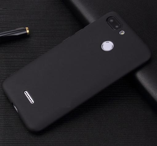 Силиконов калъф / гръб / TPU за Xiaomi RedMi 6 - черен / мат