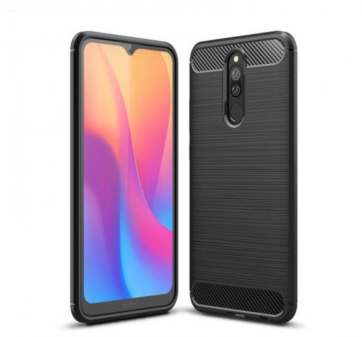 Силиконов калъф / гръб / TPU за OnePlus 7 Pro - черен / carbon