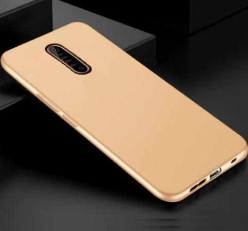 Силиконов калъф / гръб / TPU за Xiaomi Redmi 8A - златист / мат