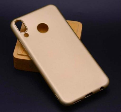Силиконов калъф / гръб / TPU за Xiaomi Redmi Note 7 - златист / мат