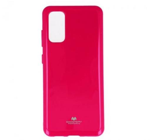 Луксозен силиконов калъф / гръб / TPU Mercury GOOSPERY Jelly Case за Samsung Galaxy S20 - розов