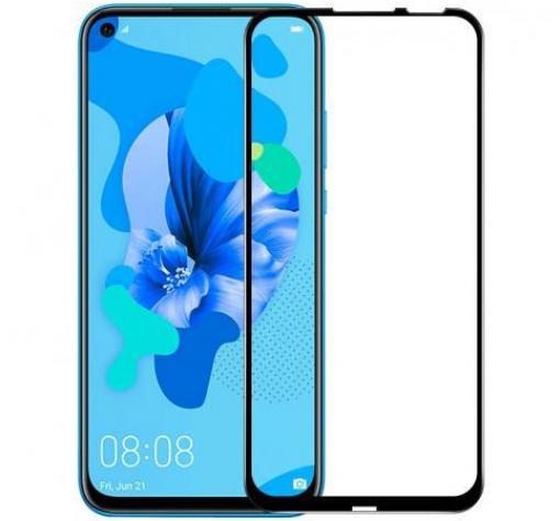 3D full cover Tempered glass Full Glue screen protector Xiaomi Redmi Note 8 Pro / Извит стъклен скрийн протектор с лепило от вътрешната страна за Xiaomi Redmi Note 8 Pro - черен