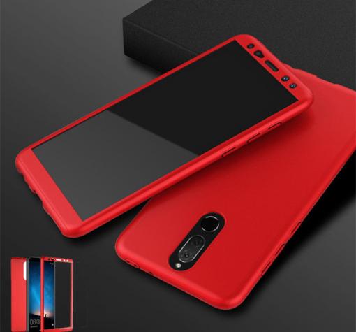 Твърд гръб Magic Skin 360° FULL за Huawei Mate 10 Lite - червен — снимка 2