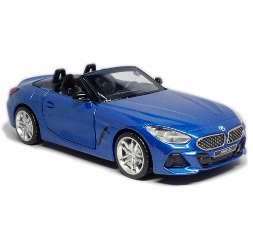 Метална кола с отварящи се врати и капаци светлини и звуци MSZ BMW Z4 M40i Convertible 1:30