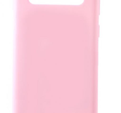 Луксозен силиконов калъф / гръб / TPU Mercury GOOSPERY Jelly Case за Samsung Galaxy S10 - светло розов