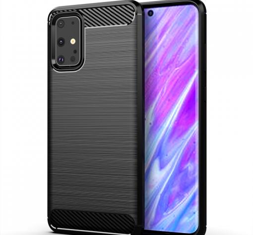 Силиконов калъф / гръб / TPU за Samsung Galaxy S20 - черен / carbon