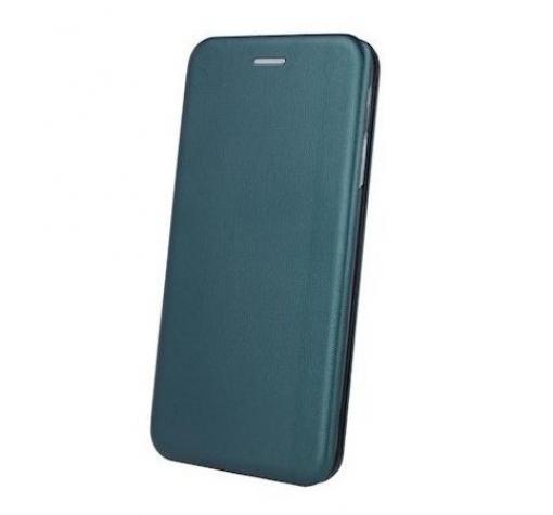 Луксозен кожен калъф Flip тефтер със стойка OPEN за Samsung Galaxy S20 - тъмно зелен