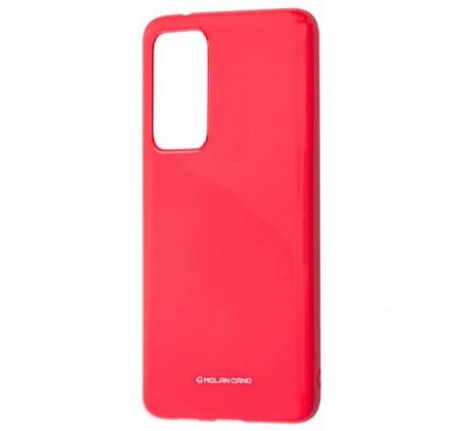 Силиконов калъф / гръб / TPU MOLAN CANO Jelly Case за Samsung Galaxy S20 - розов / гланц / брокат