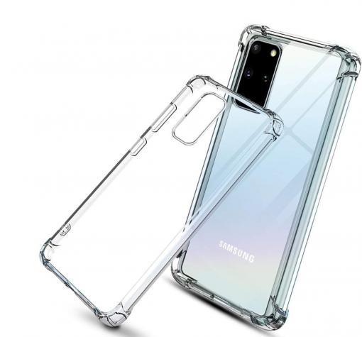 Удароустойчив силиконов калъф / гръб / TPU за Samsung Galaxy S20 Plus - прозрачен