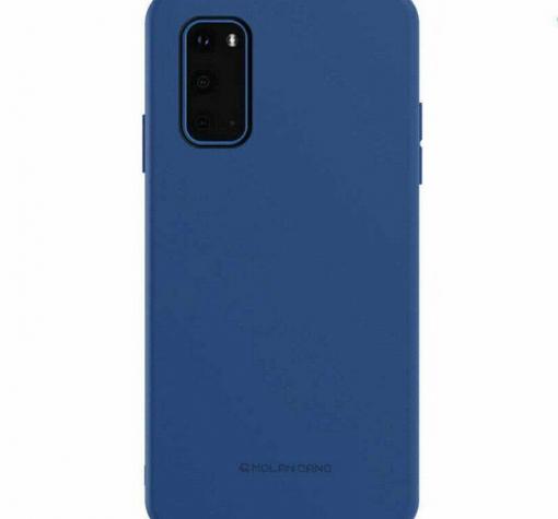 Силиконов калъф / гръб / TPU MOLAN CANO Jelly Case за Samsung Galaxy S20 Plus - тъмно син / мат