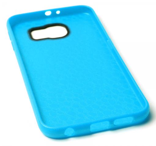 Силиконов калъф / гръб / TPU Platina за Samsung Galaxy S6 Edge G925 - син — снимка 2