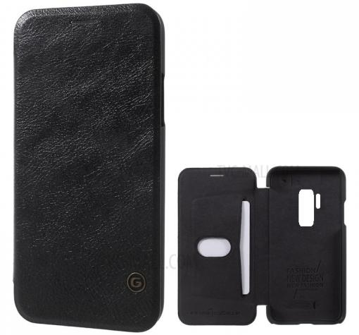 Луксозен кожен калъф Flip тефтер G-Case Business Series за Samsung Galaxy S9 Plus G965 - черен