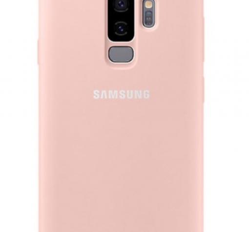 Оригинален гръб Silicone Cover за Samsung Galaxy S9 Plus G965 - розов