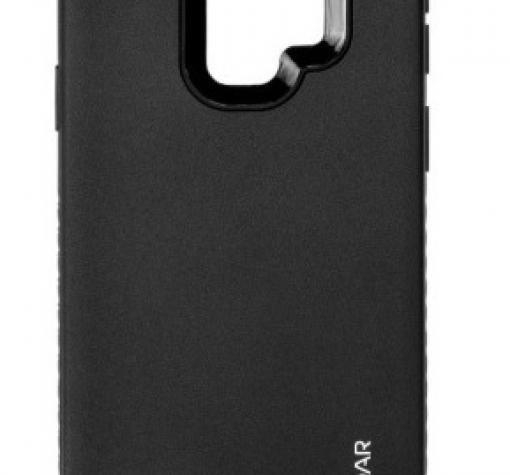 Луксозен силиконов калъф / гръб / TPU Roar Mil Grade Hybrid Case за Samsung Galaxy S9 G960 - черен