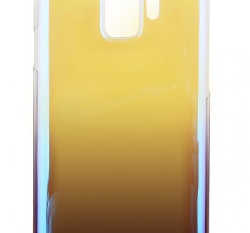Луксозен гръб Baseus Glaze Case за Samsung Galaxy S9 G960 - преливащ / златисто и лилаво