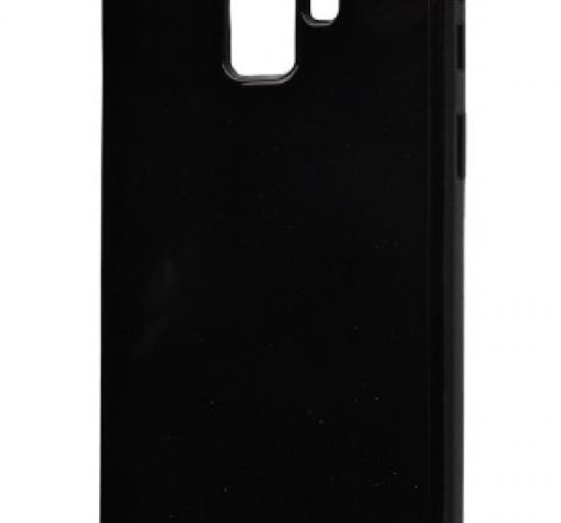Силиконов калъф / гръб / TPU MOLAN CANO Jelly Case за Samsung Galaxy S9 G960 - черен / брокат
