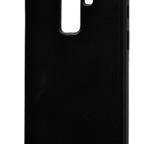 Силиконов калъф / гръб / TPU MOLAN CANO Jelly Case за Samsung Galaxy S9 Plus G965 - черен / брокат