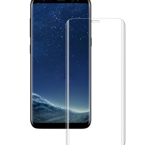 Удароустойчив извит скрийн протектор / 3D full cover Screen Protector за дисплей на Samsung Galaxy S9 Plus G965 — снимка 2