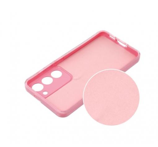 Луксозен силиконов калъф / кейс / Crystal Case TPU за Samsung Galaxy A16 - розов / брокат — снимка 3