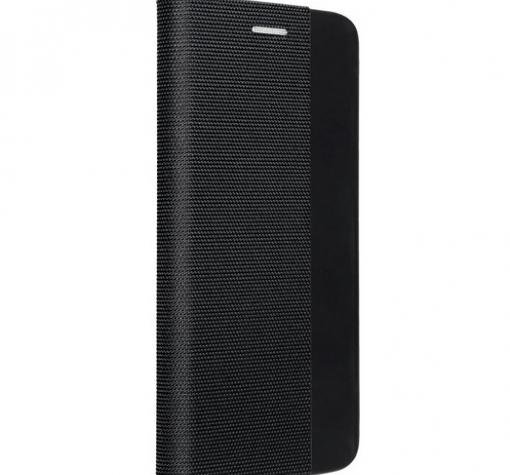 Кожен калъф Sensitive Book със стойка за Xiaomi Redmi 9C – черен