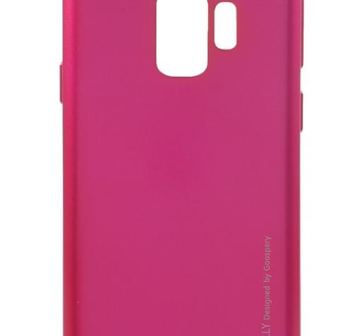 Луксозен силиконов калъф / гръб / TPU MERCURY i-Jelly Case Metallic Finish за Samsung Galaxy S9 G960 - цикламен