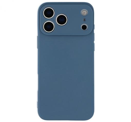 Силиконов калъф / гръб / TPU кейс за Apple iPhone 17 Pro (6.3) - син гръб със защита за камерата
