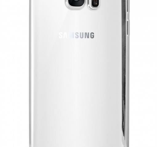 Луксозен силиконов калъф / гръб / TPU TOTU Design Jane Series за Samsung Galaxy S7 Edge G935 - прозрачен / сребрист кант — снимка 3
