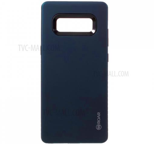 Луксозен силиконов калъф / гръб / TPU Roar Mil Grade Hybrid Case за Samsung Galaxy Note 8 N950 - тъмно син