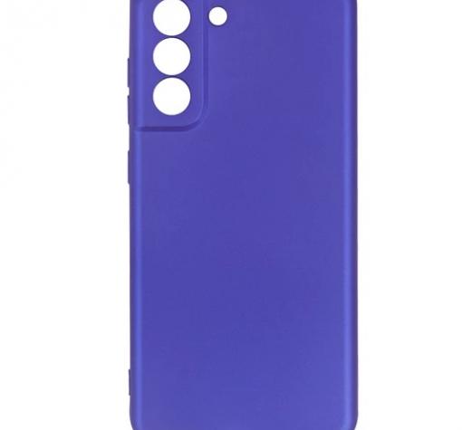 Силиконов калъф / гръб / TPU за Samsung Galaxy S21 FE 5G - син / мат