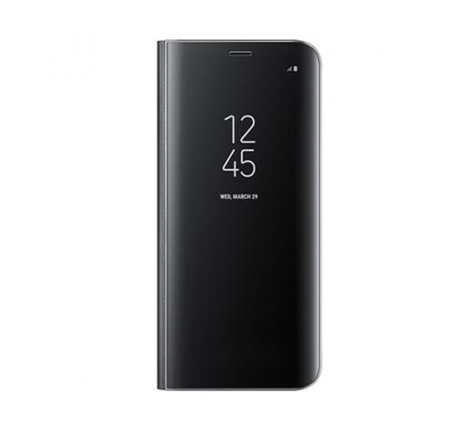 Луксозен калъф Clear View Cover с твърд гръб за Huawei P20 Lite - черен — снимка 2
