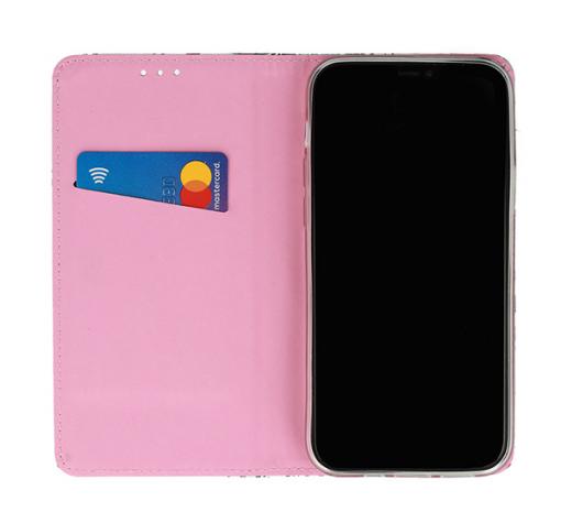 Кожен калъф Flip тефтер със стойка за Samsung Galaxy A02s - Flowers1 — снимка 2