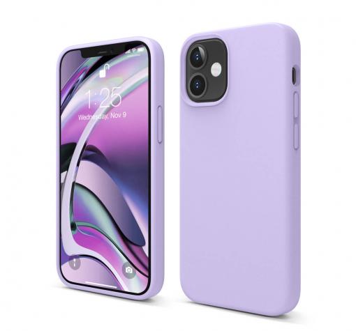 Луксозен силиконов калъф / гръб / TPU Soft Jelly Case за Apple iPhone 12 Mini 5.4'' - Лилав