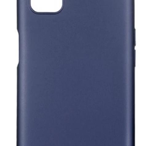 Силиконов калъф / гръб / TPU за Samsung Galaxy A72 / A72 5G - тъмно син / мат