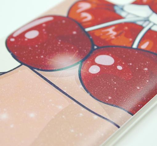 Луксозен силиконов калъф / гръб / TPU за Huawei P40 lite E - Summer / череши — снимка 2