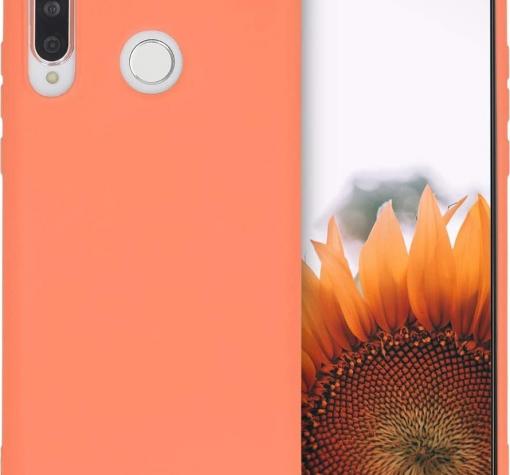 Луксозен силиконов калъф / гръб / Nano TPU за Huawei Y6p - светло оранжев